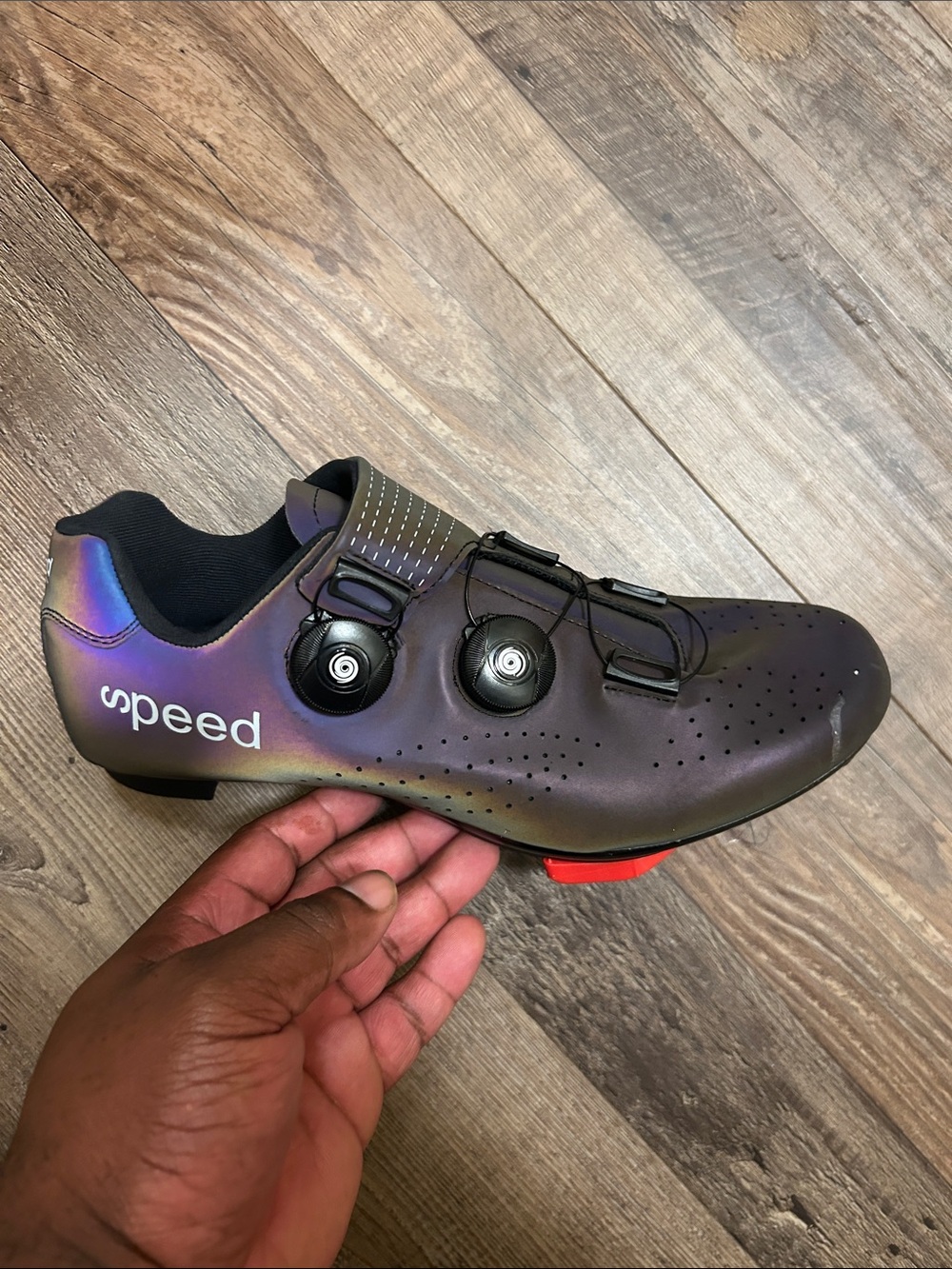 Aspeed Men's Cycling Shoe - Iridescent Purple/Black